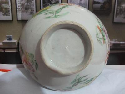 图片 清嘉庆道光【粉彩花卉果盘】当时大户人家用来盛瓜果或者佛前盛供奉物品的器物 胎釉俱佳 美品佳器#503 - 瓷器拍卖-孔夫子拍卖网
